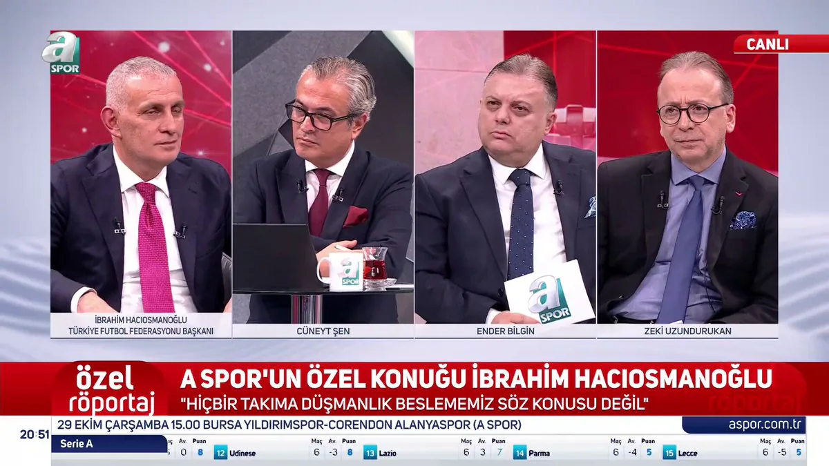 İbrahim Hacıosmanoğlu'ndan Ferhat Gündoğdu'ya Destek: Hakemlik Sisteminde Düzelme Beklentisi İbrahim Hacıosmanoğlu'ndan Ferhat Gündoğdu'ya Destek: Hakemlik Sisteminde Düzelme Beklentisi