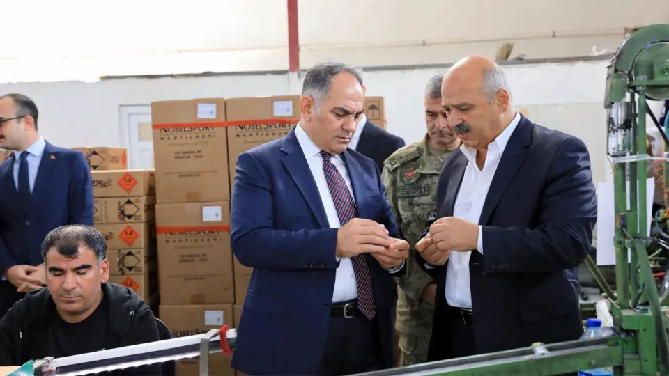 Vali Çakırtaş, Şabanözü'nün stratejik mühimmat ve kimya tesislerini inceledi görseli