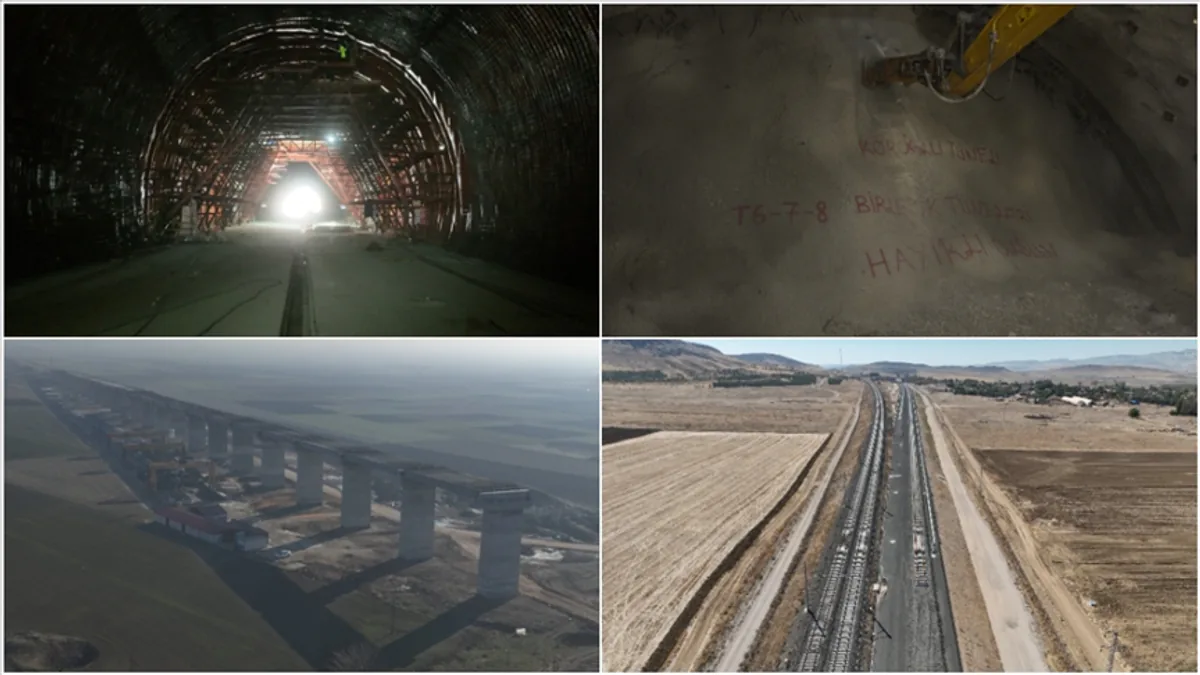 Ankara-İzmir Yüksek Hızlı Tren Hattı'nda Köroğlu Tüneli'nde Kazı Tamamlandı Ankara-İzmir Yüksek Hızlı Tren Hattı'nda Köroğlu Tüneli'nde Kazı Tamamlandı