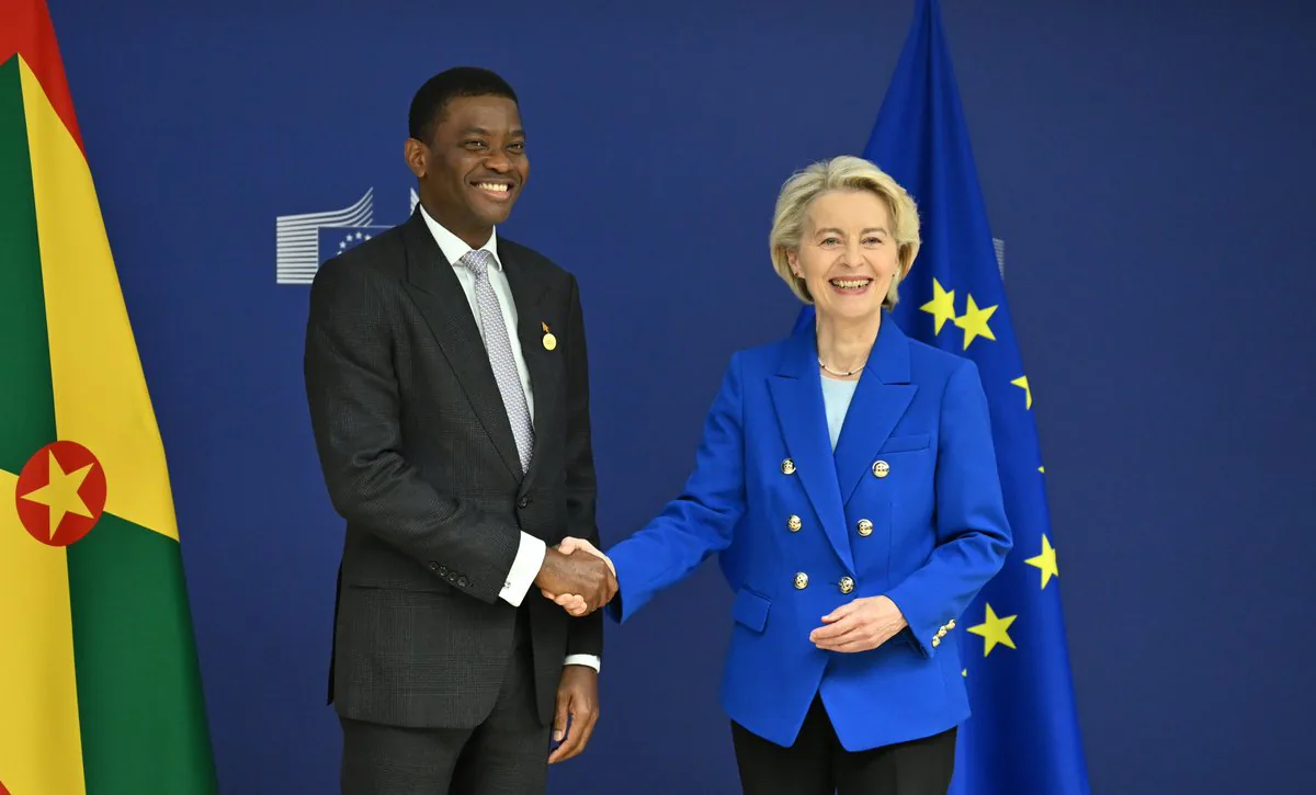 AB Komisyon Başkanı von der Leyen, Grenada Başbakanı ile Görüştü AB Komisyon Başkanı von der Leyen, Grenada Başbakanı ile Görüştü