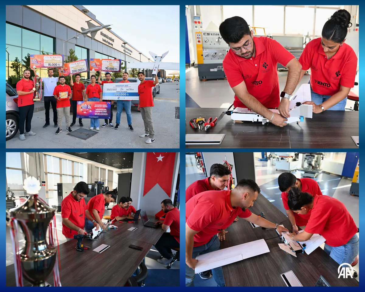 Gaziantep'li Öğrencilerin İHA'sı TEKNOFEST'te Çifte Zafer Kazandı Gaziantep'li Öğrencilerin İHA'sı TEKNOFEST'te Çifte Zafer Kazandı