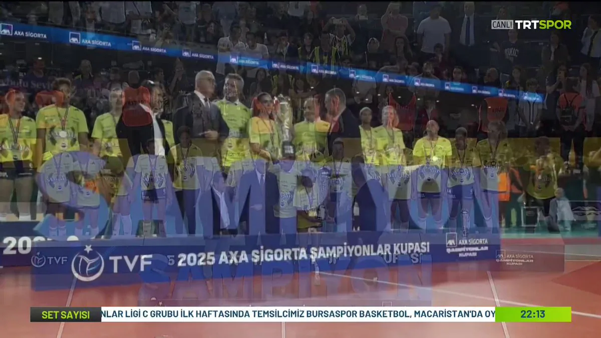 Fenerbahçe, Şampiyonlar Kupası'nı Kaldırdı Fenerbahçe, Şampiyonlar Kupası'nı Kaldırdı