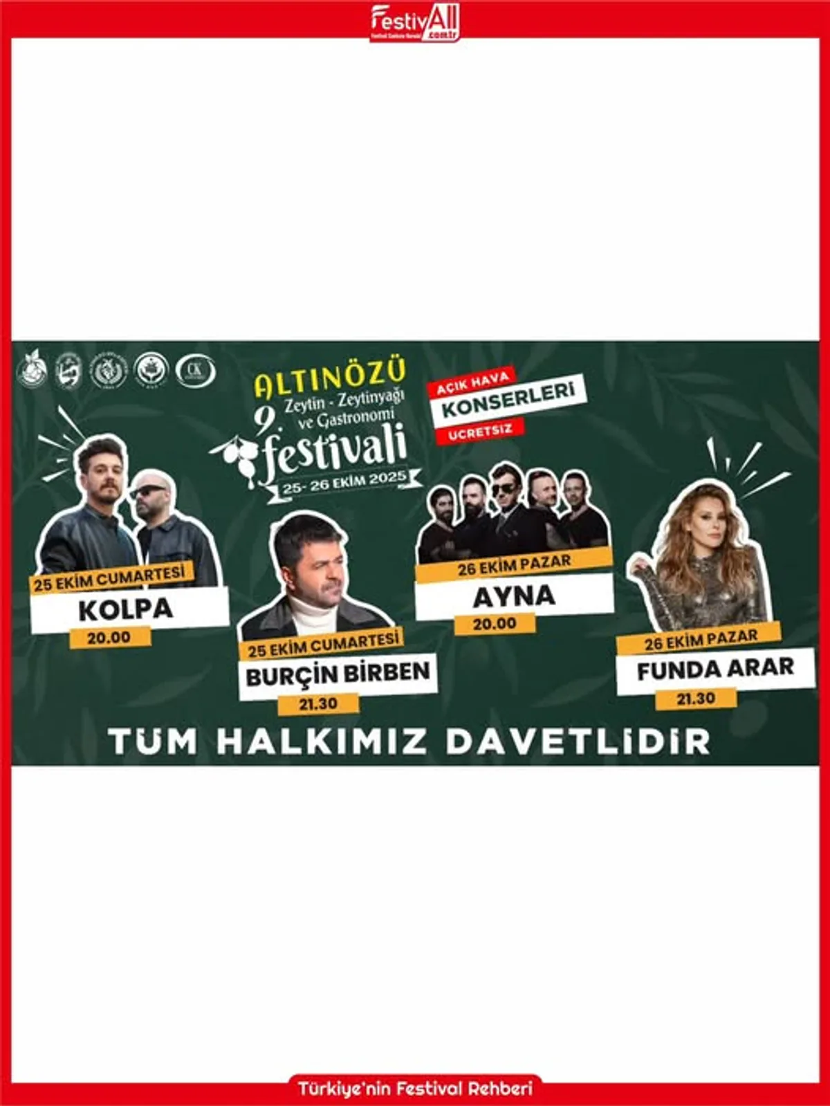 Altınözü Zeytin Festivali 25-26 Ekim'de Kapılarını Açıyor Altınözü Zeytin Festivali 25-26 Ekim'de Kapılarını Açıyor