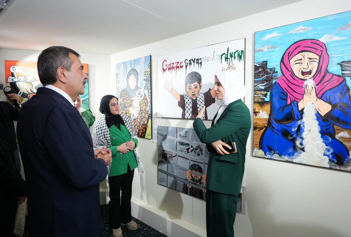 Filistinli Öğrencilerden Anlamlı Sergi: Umut Acıya Direnirken Filistinli Öğrencilerden Anlamlı Sergi: Umut Acıya Direnirken