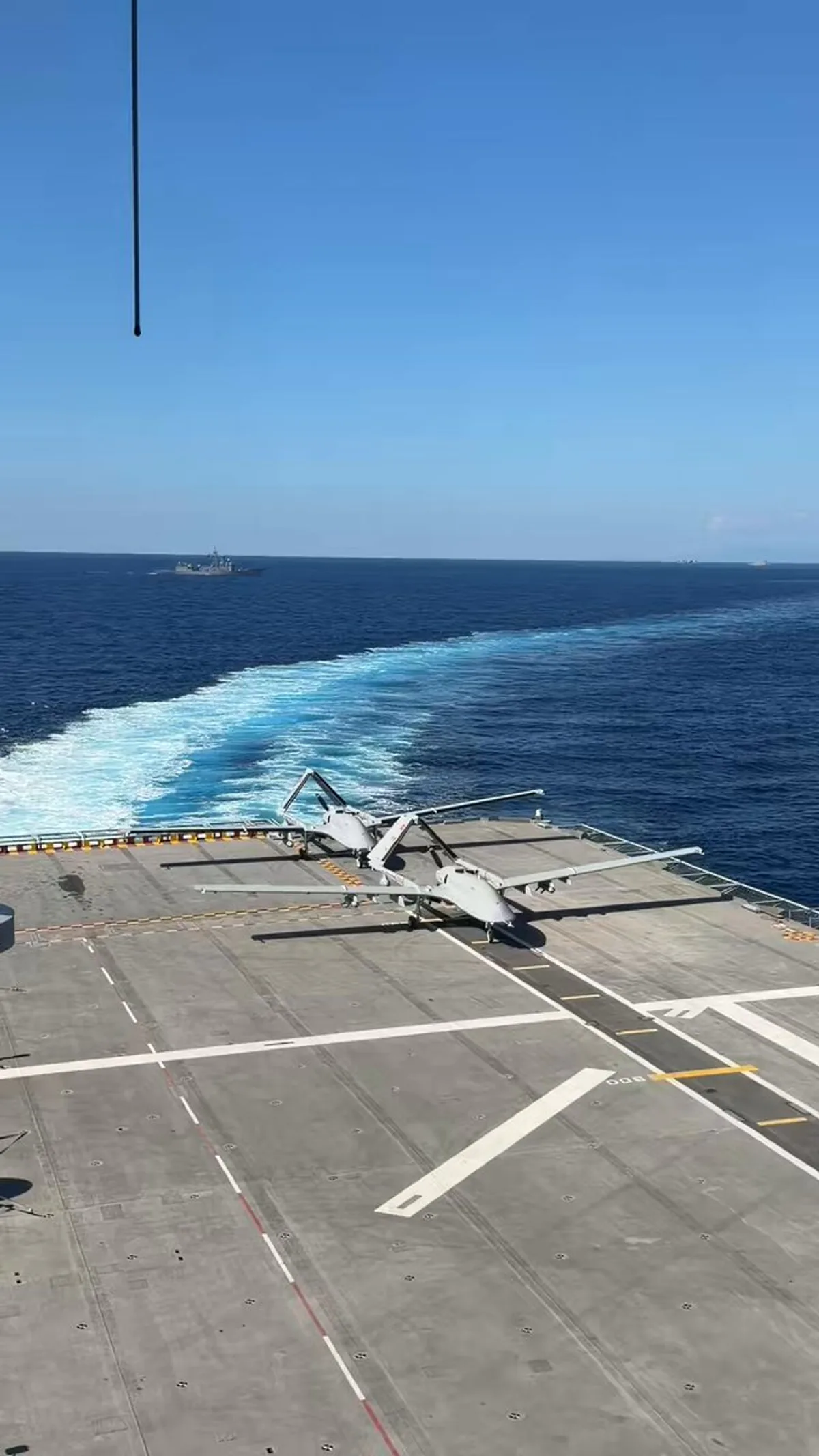 Bayraktar TB3 SİHA'ları, TCG Anadolu'dan Denizkurdu Tatbikatı'nda Göreve Hazır Bayraktar TB3 SİHA'ları, TCG Anadolu'dan Denizkurdu Tatbikatı'nda Göreve Hazır