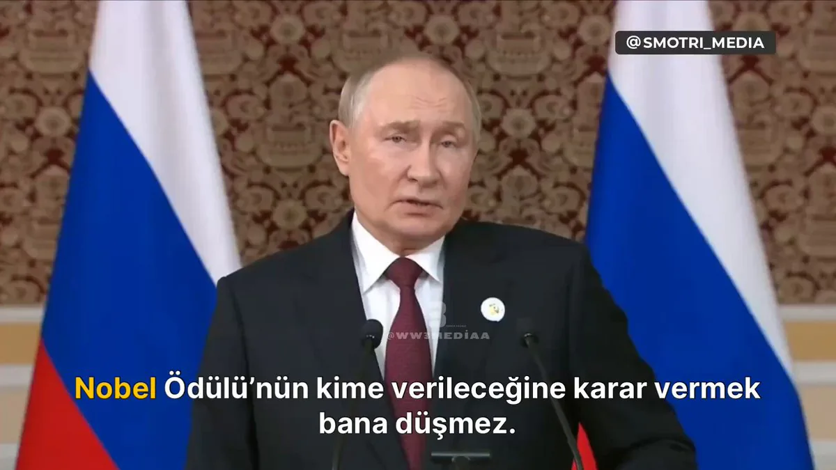 Putin'den Trump'ın Nobel Barış Ödülü Talebine Sert Tepki: "Eski İtibarı Kalmadı" Putin'den Trump'ın Nobel Barış Ödülü Talebine Sert Tepki: "Eski İtibarı Kalmadı"