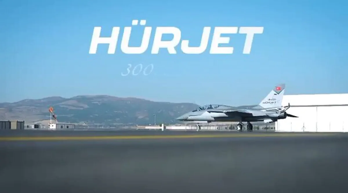 Türkiye'nin Milli Muharip Uçağı HÜRJET, 300'üncü Test Uçuşunu Başarıyla Gerçekleştirdi Türkiye'nin Milli Muharip Uçağı HÜRJET, 300'üncü Test Uçuşunu Başarıyla Gerçekleştirdi