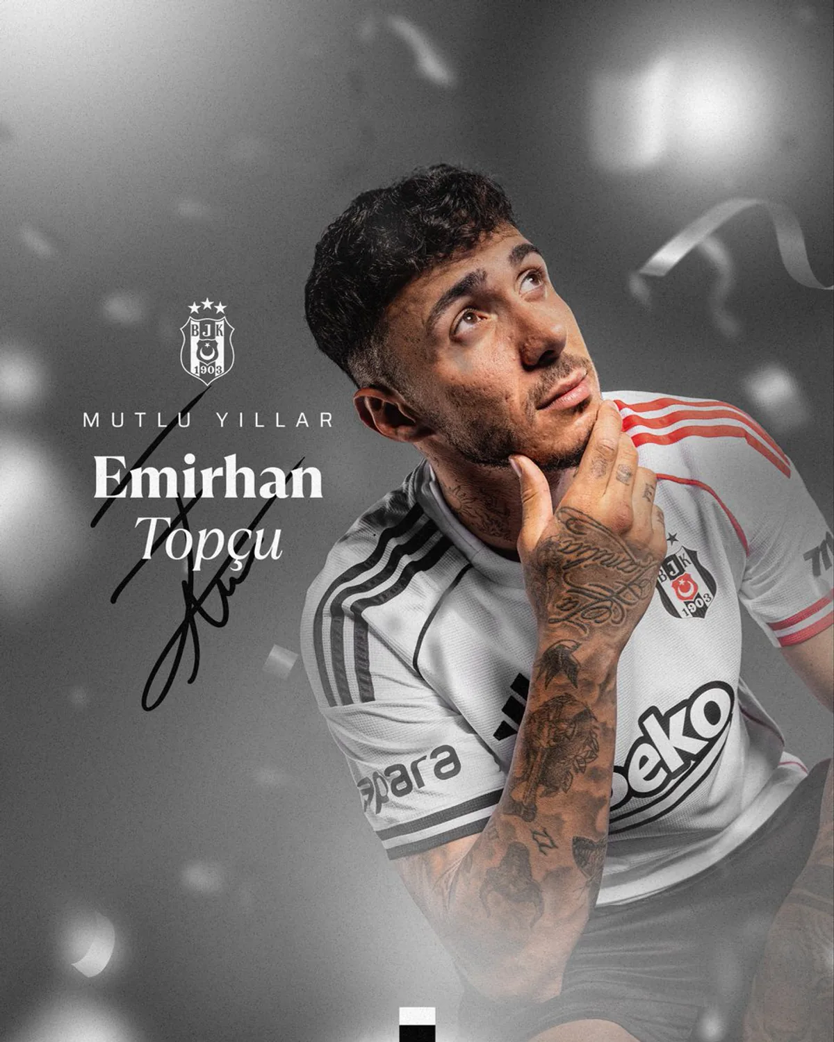 Beşiktaş'ın Genç Futbolcusu Emirhan Topçu'nun Doğum Günü Kutlandı Beşiktaş'ın Genç Futbolcusu Emirhan Topçu'nun Doğum Günü Kutlandı