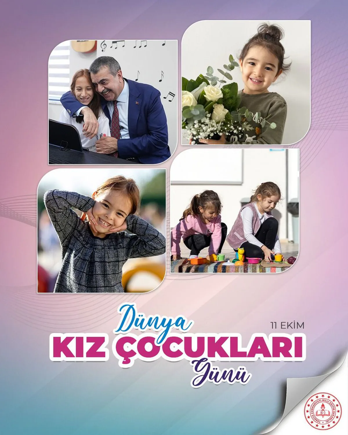 11 Ekim Dünya Kız Çocukları Günü'nde Kız Çocuklarına Koşulsuz Destek Vurgusu 11 Ekim Dünya Kız Çocukları Günü'nde Kız Çocuklarına Koşulsuz Destek Vurgusu