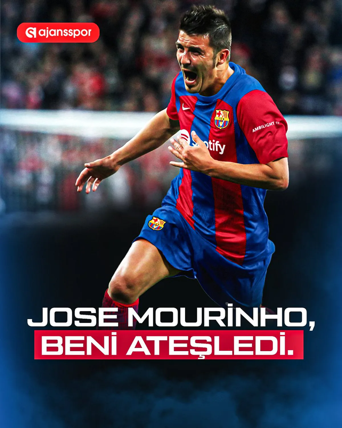 David Villa, Jose Mourinho'un Yorumunun Barcelona'daki Performansını Nasıl Ateşlediğini Anlattı David Villa, Jose Mourinho'un Yorumunun Barcelona'daki Performansını Nasıl Ateşlediğini Anlattı