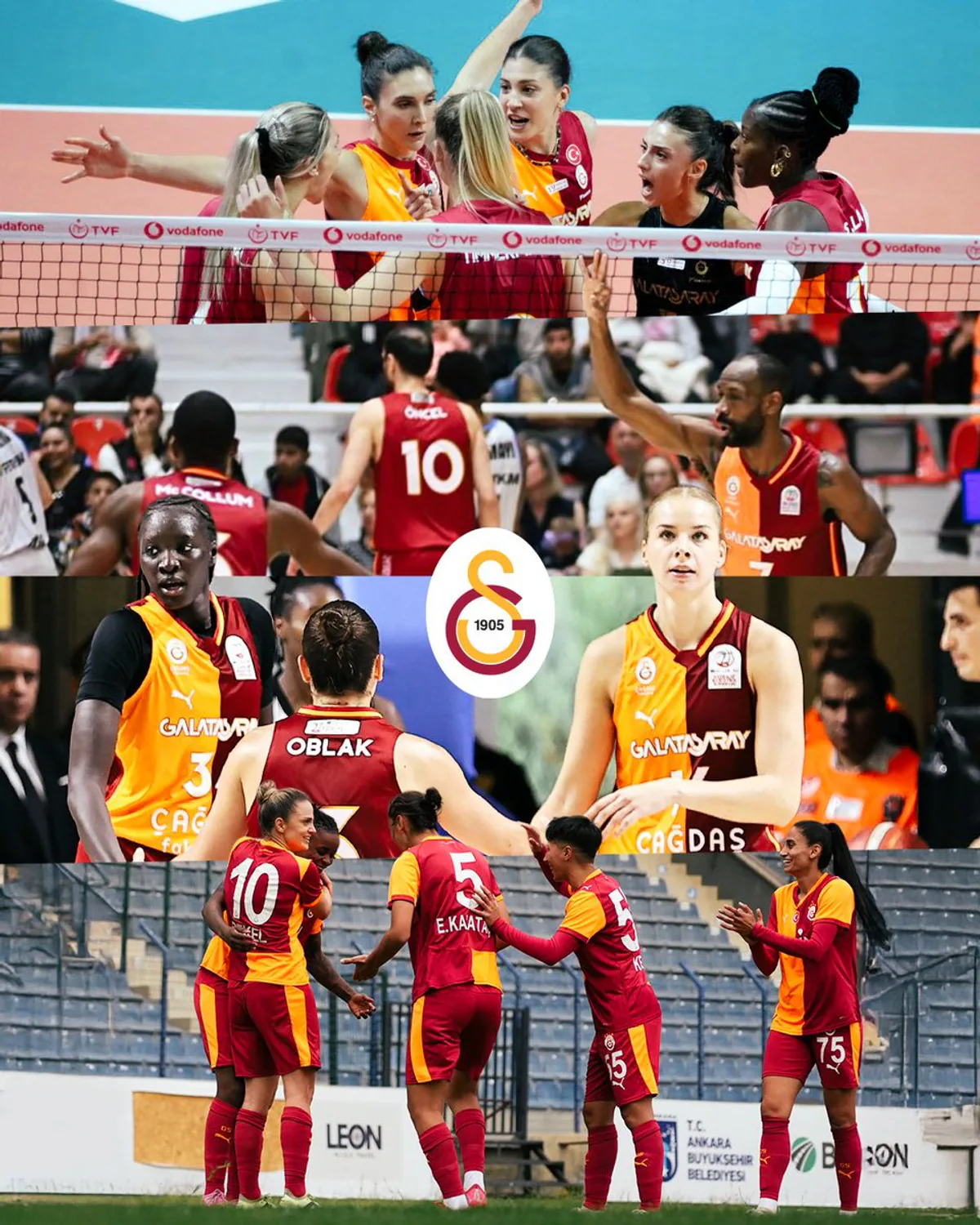 Galatasaray Takımlarından Muhteşem Hafta Sonu: Tüm Maçlarda Galibiyet Galatasaray Takımlarından Muhteşem Hafta Sonu: Tüm Maçlarda Galibiyet