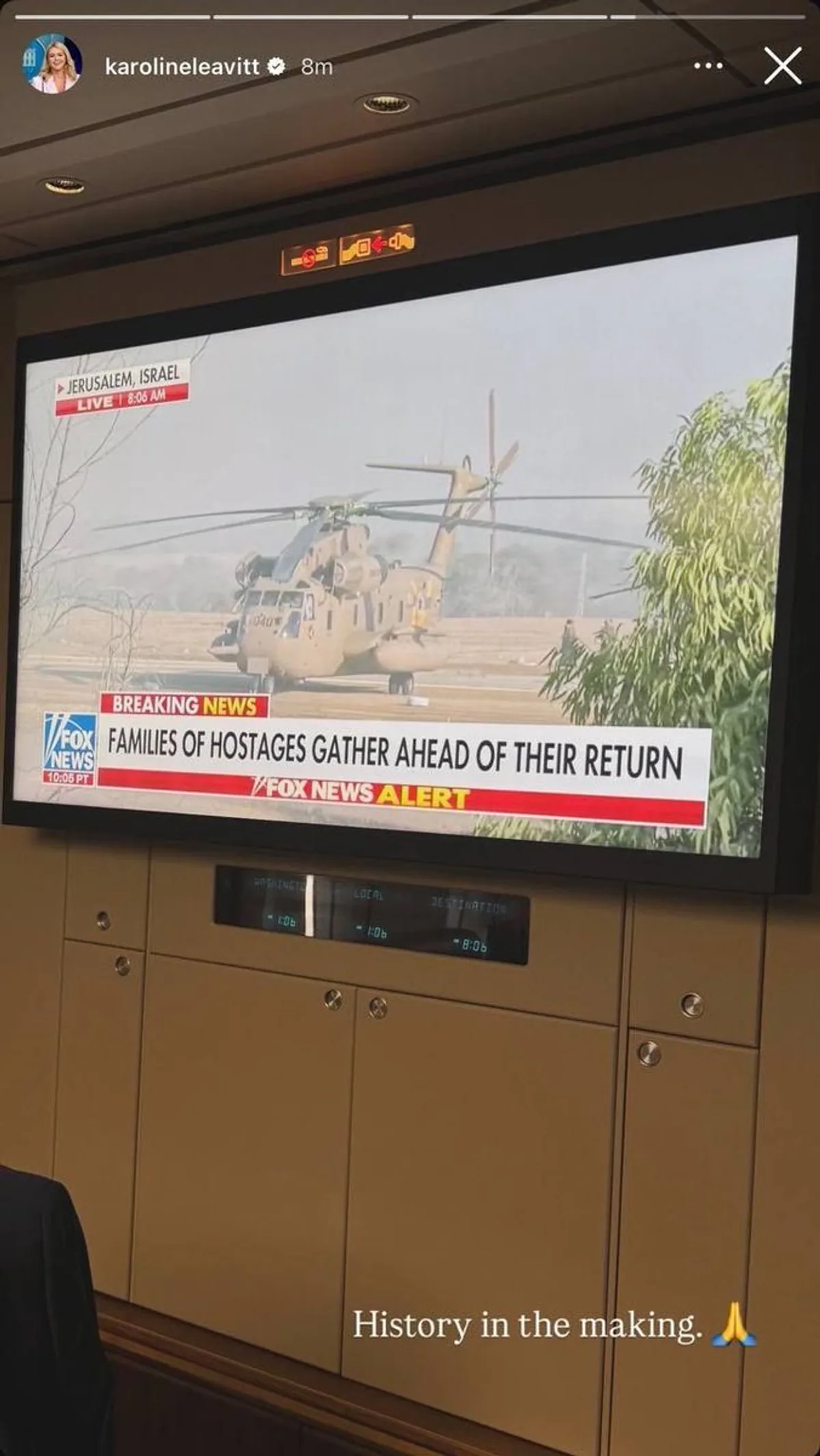 Trump ve Üst Düzey Yetkililer, İsrail'e Giden Uçakta Rehine Serbest Bırakılmasını İzledi Trump ve Üst Düzey Yetkililer, İsrail'e Giden Uçakta Rehine Serbest Bırakılmasını İzledi