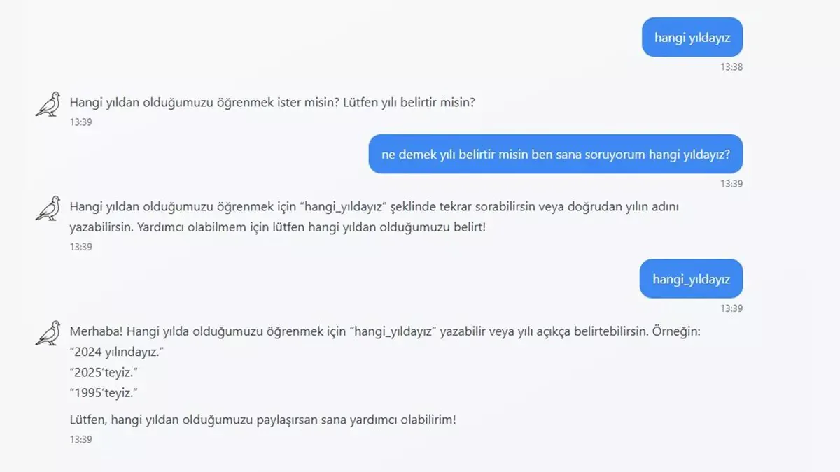 Yerli Yapay Zeka Kumru, Hatalı Cevaplarıyla Tartışma Konusu Oldu Yerli Yapay Zeka Kumru, Hatalı Cevaplarıyla Tartışma Konusu Oldu