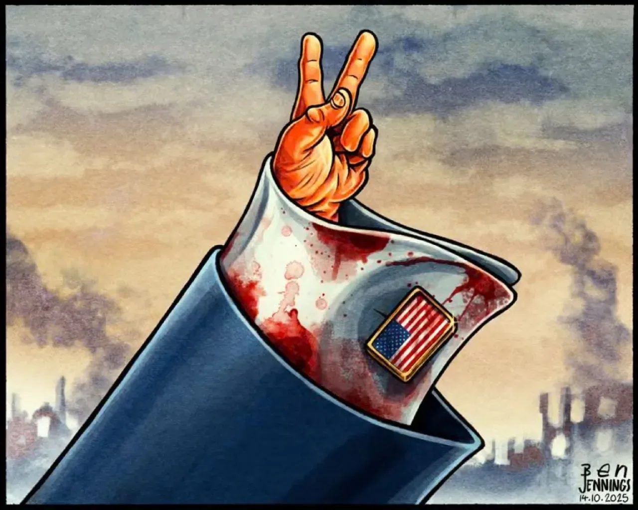 The Guardian'ın Donald Trump Karikatürü Dünya Gündeminde The Guardian'ın Donald Trump Karikatürü Dünya Gündeminde