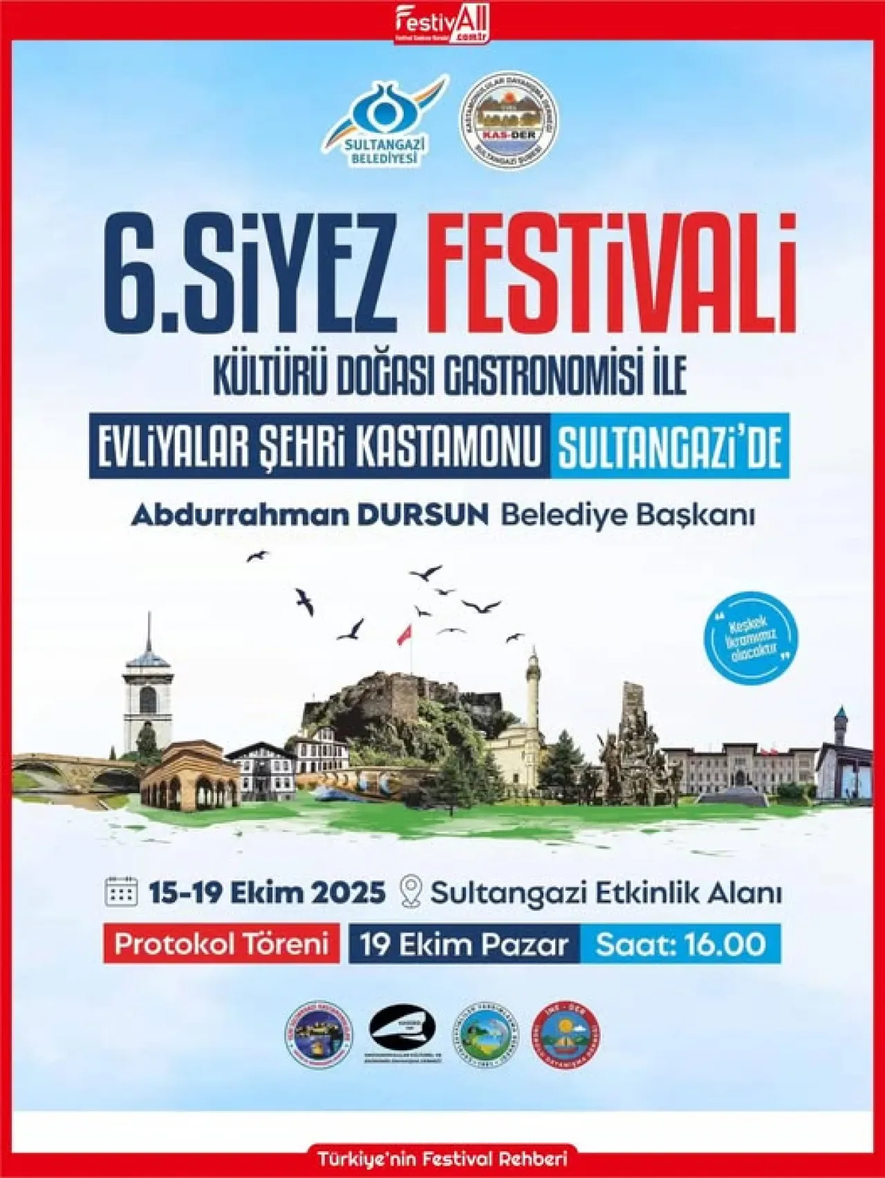 Sultangazi'de Kastamonu Rüzgarı: Siyez Festivali 15-19 Ekim'de Kapılarını Açıyor Sultangazi'de Kastamonu Rüzgarı: Siyez Festivali 15-19 Ekim'de Kapılarını Açıyor