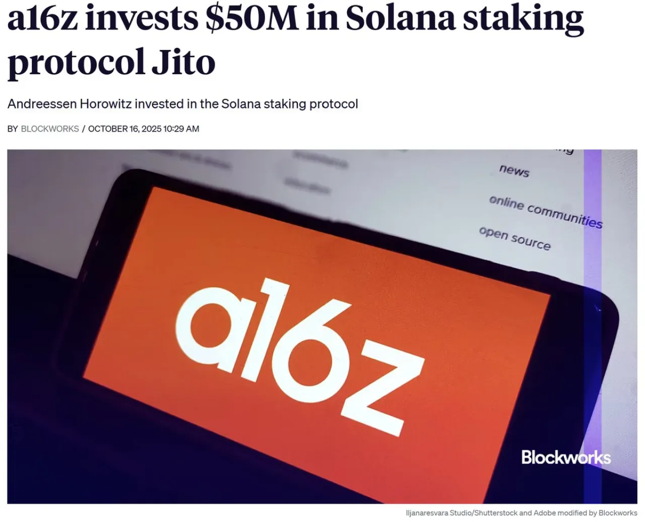Andreessen Horowitz, Solana Altyapısına 50 Milyon Dolarlık Yatırım Yaptı Andreessen Horowitz, Solana Altyapısına 50 Milyon Dolarlık Yatırım Yaptı