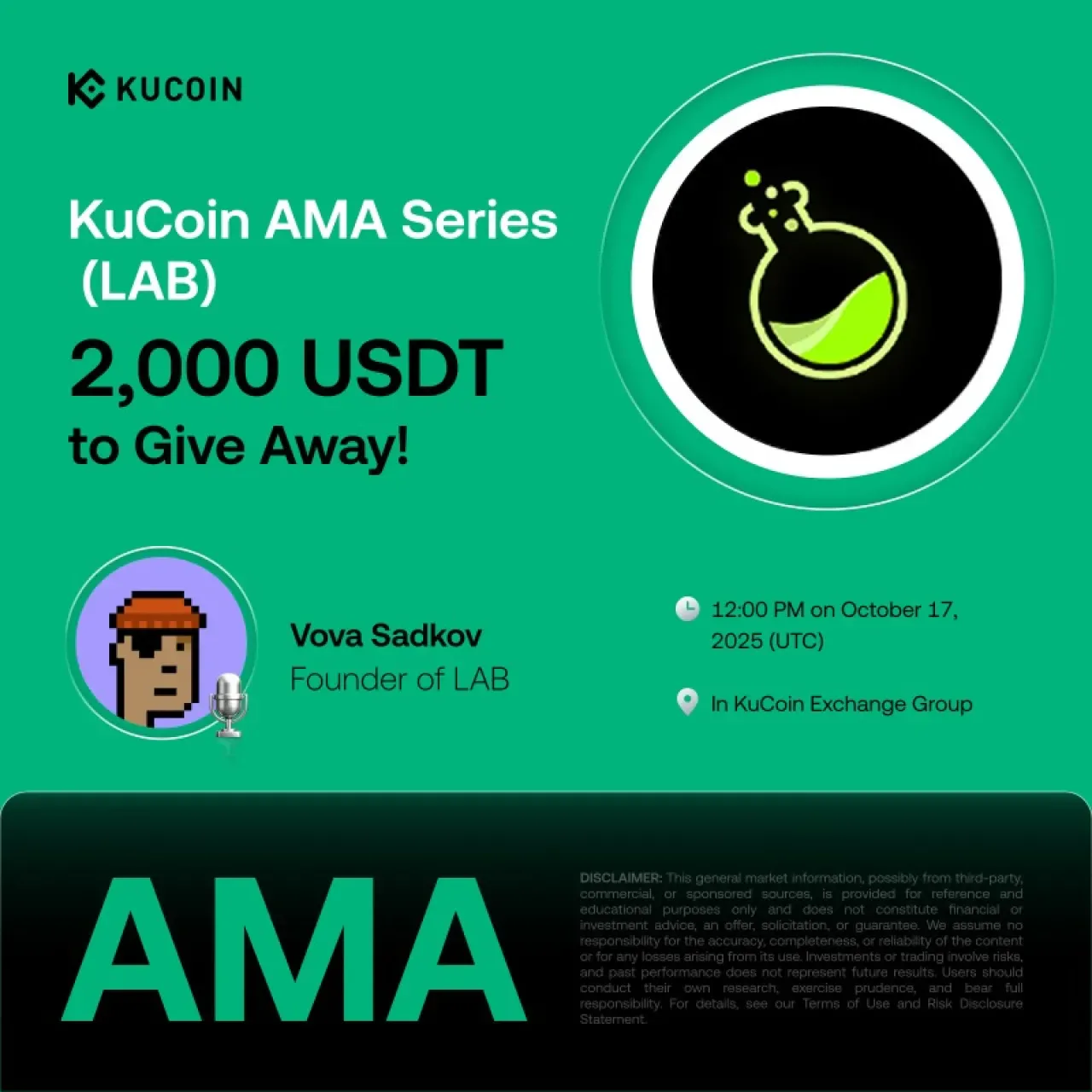 KuCoin ve LABtrade İş Birliğiyle 2.000 USDT Ödüllü AMA Etkinliği KuCoin ve LABtrade İş Birliğiyle 2.000 USDT Ödüllü AMA Etkinliği
