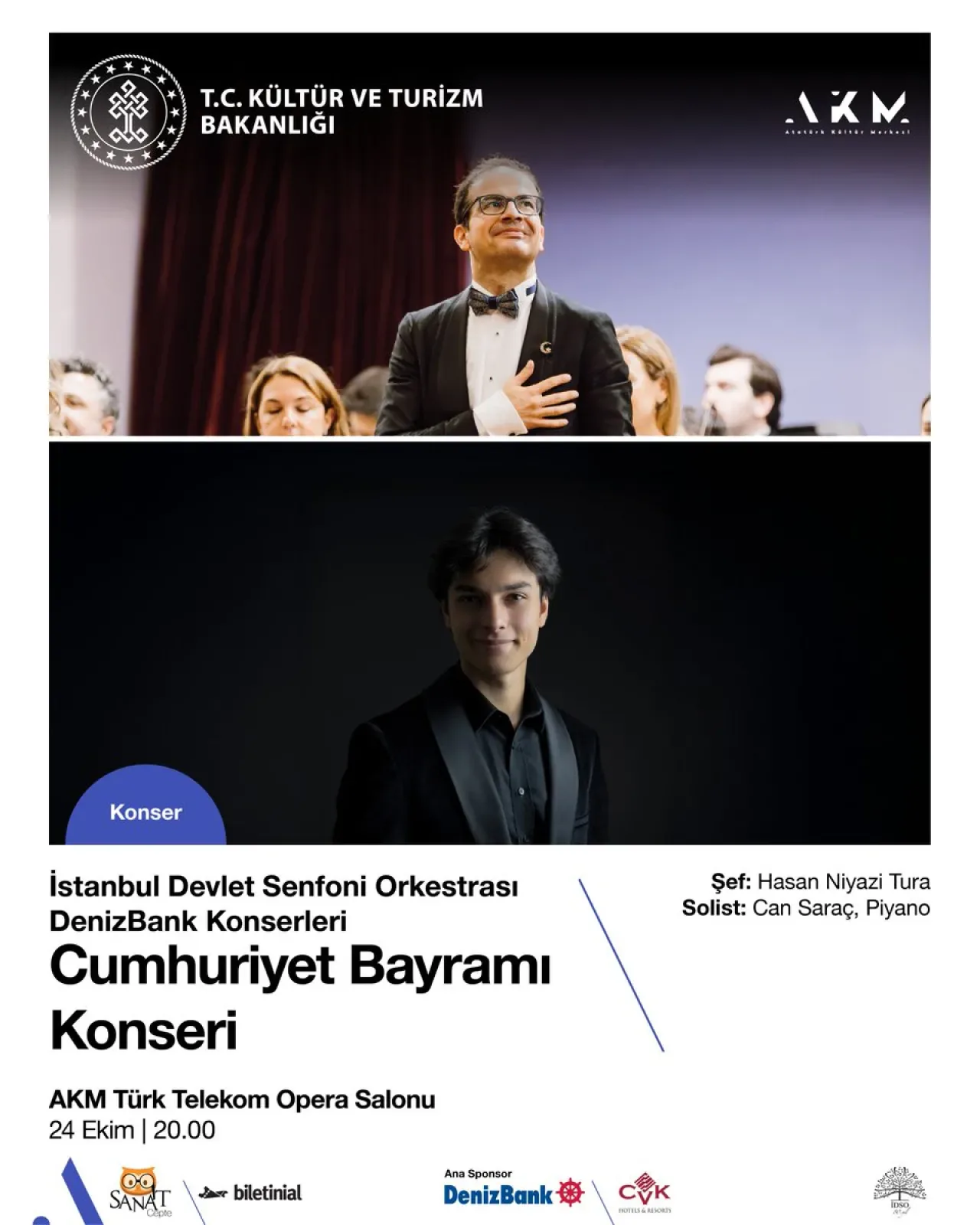 İstanbul Devlet Senfoni Orkestrası, Cumhuriyet'in 102. Yılını Konserle Kutlayacak İstanbul Devlet Senfoni Orkestrası, Cumhuriyet'in 102. Yılını Konserle Kutlayacak