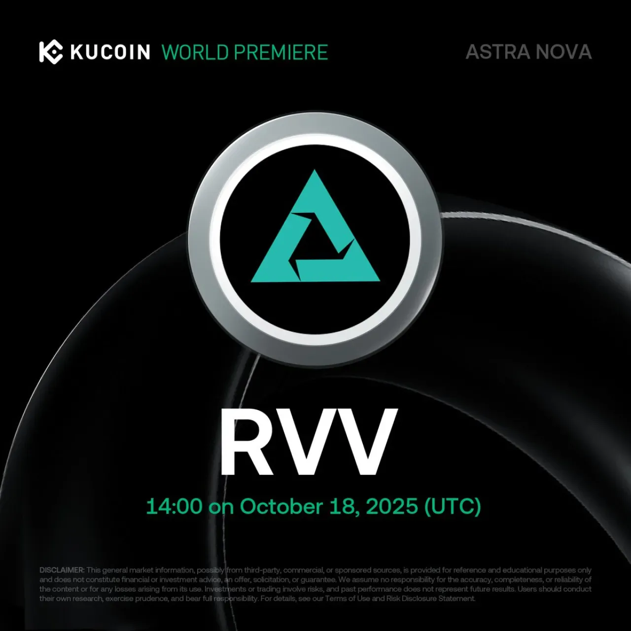 KuCoin, Astra Nova'nın RVV Token'ını Listeliyor KuCoin, Astra Nova'nın RVV Token'ını Listeliyor