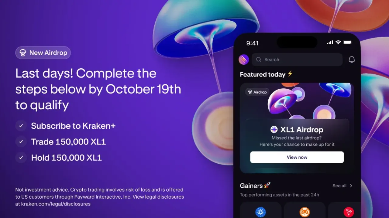 Kraken, XYO İş Birliğiyle 100 Bin Dolarlık XL1 Token Dağıtımına Hazırlanıyor Kraken, XYO İş Birliğiyle 100 Bin Dolarlık XL1 Token Dağıtımına Hazırlanıyor