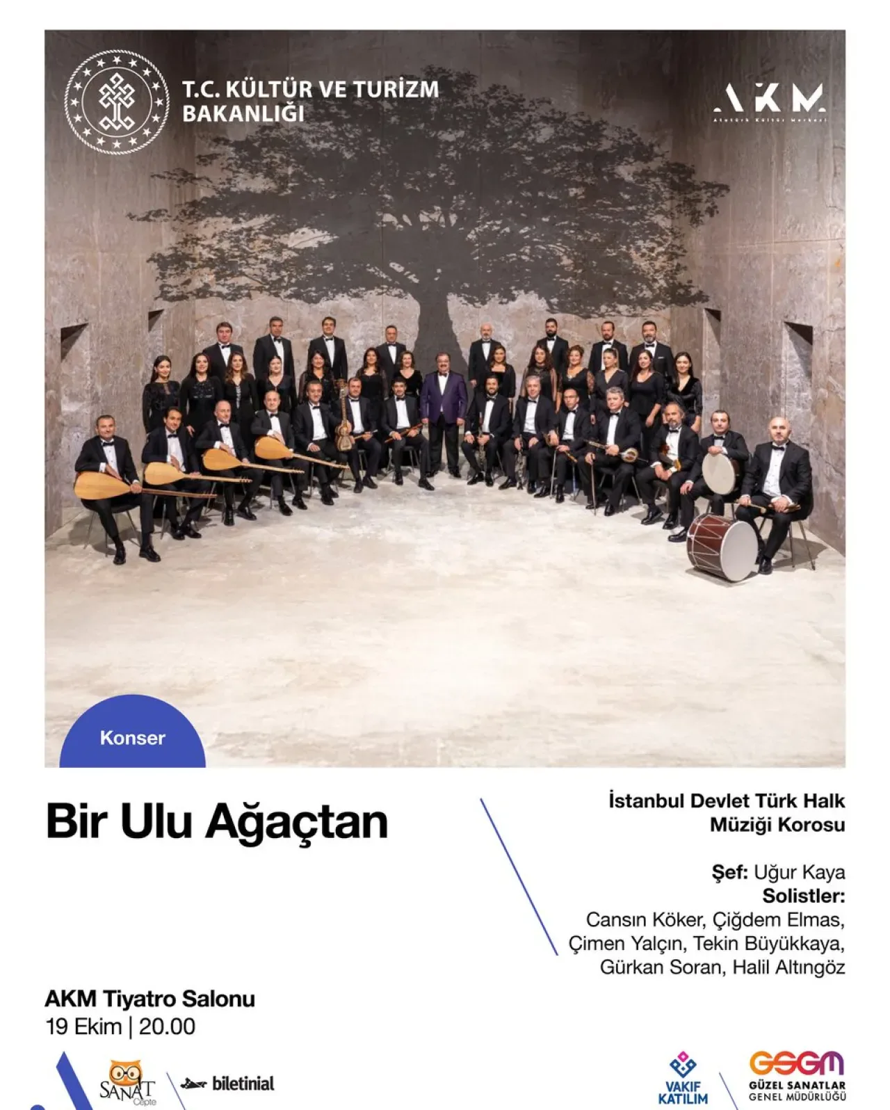 Bir Ulu Ağaçtan: Orman Yangınlarına Dikkat Çeken Konser AKM'de Bir Ulu Ağaçtan: Orman Yangınlarına Dikkat Çeken Konser AKM'de