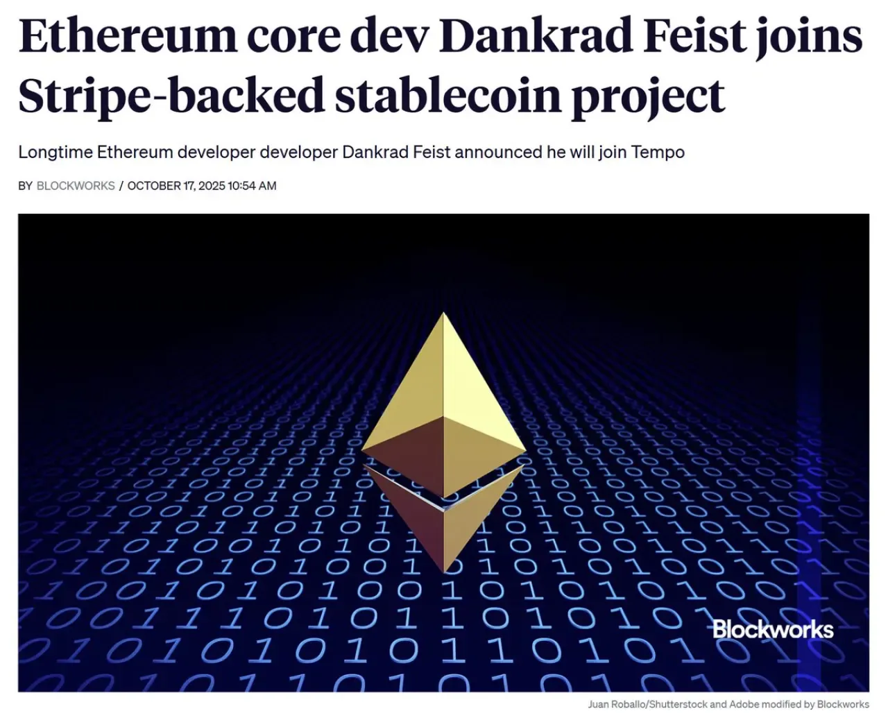 Tempo'nun Açık Kaynak Teknolojisi Ethereum Ekosistemine Entegre Olma Potansiyeli Taşıyor Tempo'nun Açık Kaynak Teknolojisi Ethereum Ekosistemine Entegre Olma Potansiyeli Taşıyor