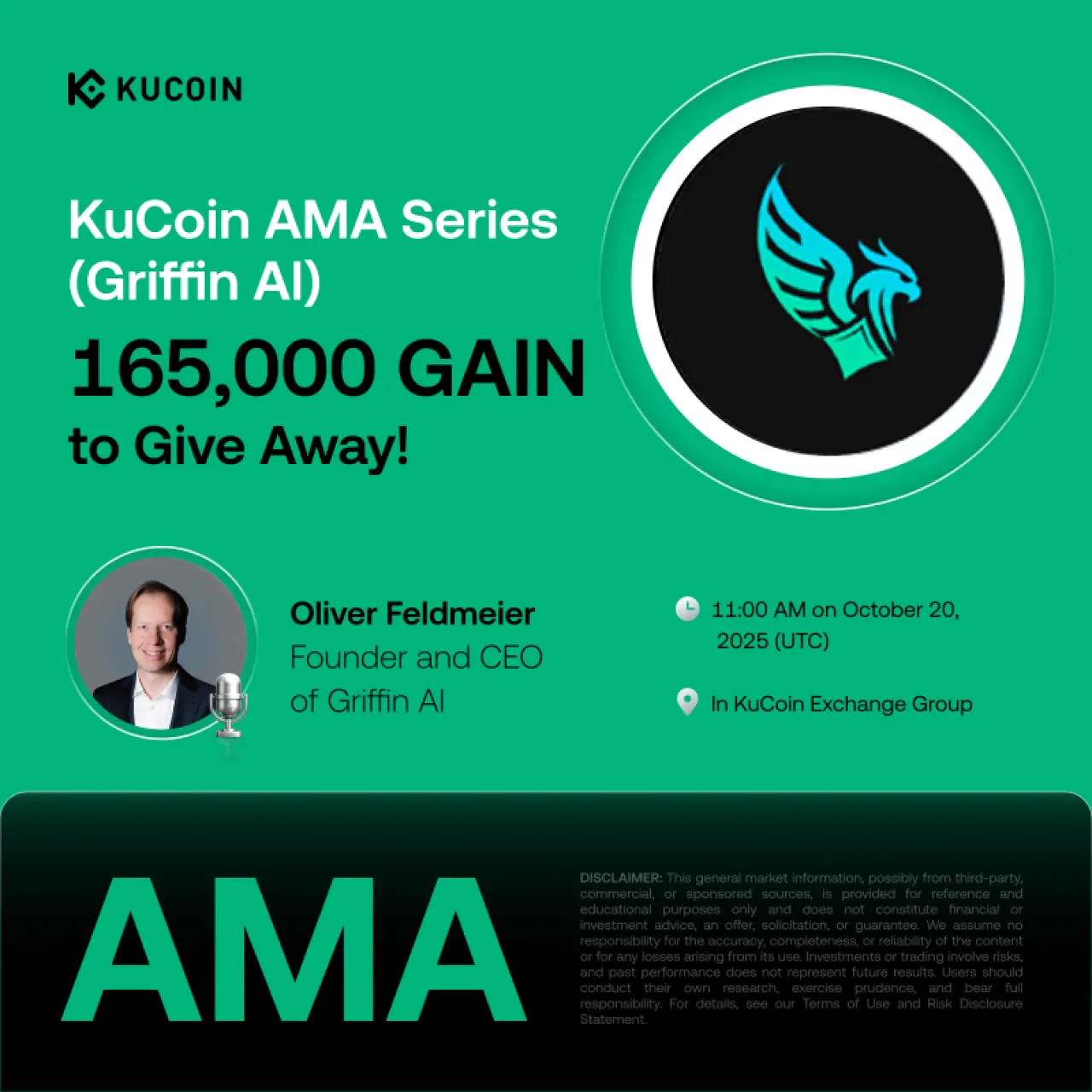 KuCoin, Griffin_AI ile 165.000 GAIN Ödüllü AMA Etkinliği Düzenliyor KuCoin, Griffin_AI ile 165.000 GAIN Ödüllü AMA Etkinliği Düzenliyor