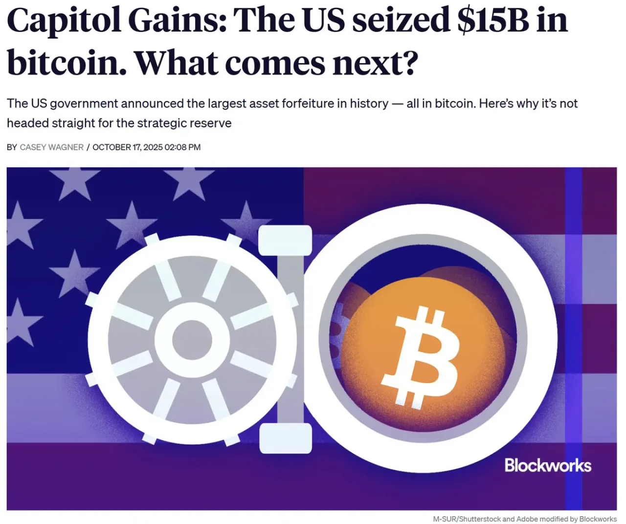 ABD Hükümeti'nin 15 Milyar Dolarlık BTC El Koyma Süreci Stratejik Rezerve Ulaşmak İçin Zaman Alacak ABD Hükümeti'nin 15 Milyar Dolarlık BTC El Koyma Süreci Stratejik Rezerve Ulaşmak İçin Zaman Alacak
