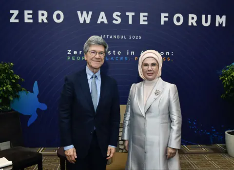 Emine Erdoğan, BM Temsilcisi ile Sıfır Atık Forumu'nda Görüştü