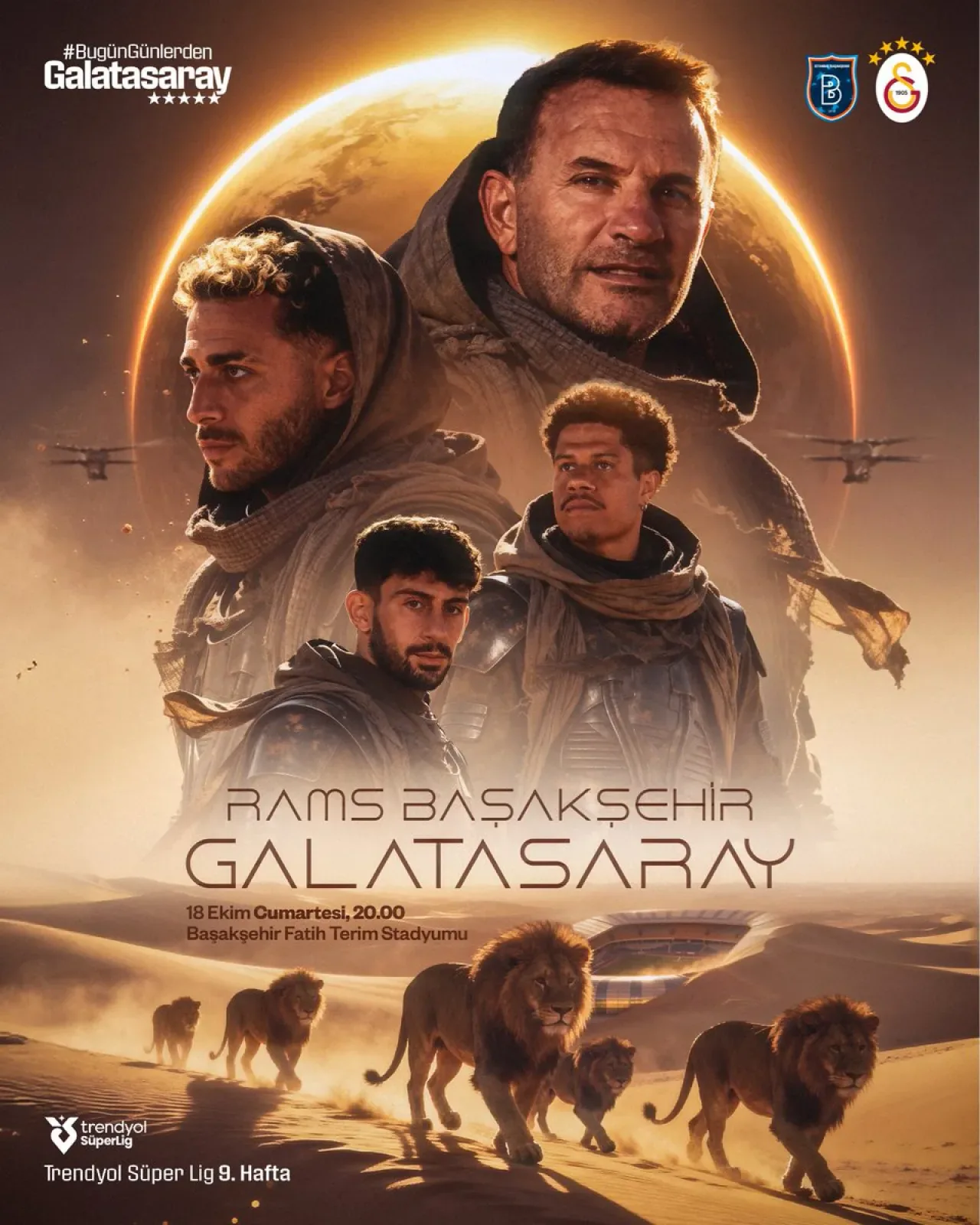 Galatasaray, Başakşehir'i Konuk Edecek Galatasaray, Başakşehir'i Konuk Edecek