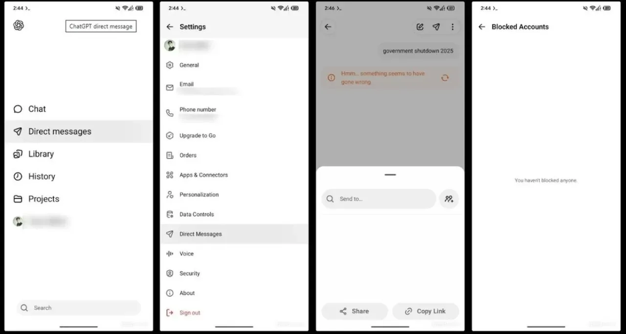 ChatGPT'ye DM ve Grup Sohbeti Özellikleri Geliyor ChatGPT'ye DM ve Grup Sohbeti Özellikleri Geliyor