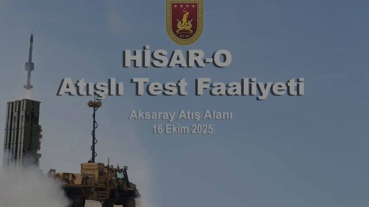 Mehmetçik Yerli Hisar-O Hava Savunma Sistemini Başarıyla Test Etti Mehmetçik Yerli Hisar-O Hava Savunma Sistemini Başarıyla Test Etti