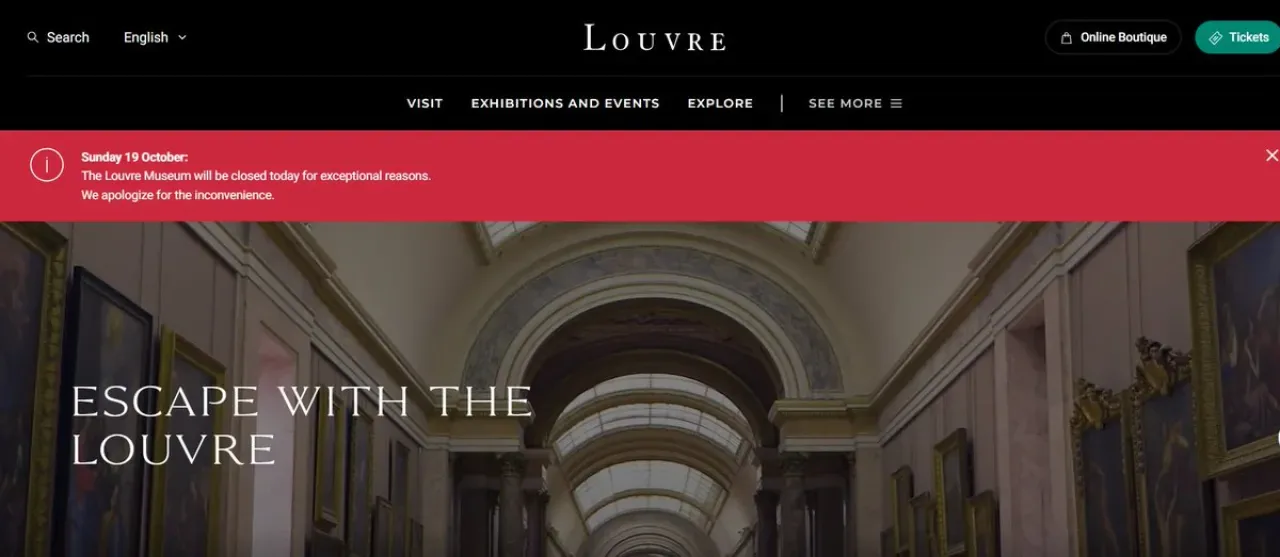 Louvre Müzesi'nde Değer Biçilemez Mücevherler Çalındı Louvre Müzesi'nde Değer Biçilemez Mücevherler Çalındı