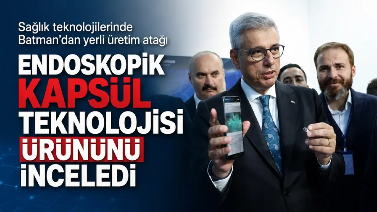 Batman'da Sağlık Teknolojisi Hamlesi: Yerli Endoskopik Kapsül Üretimi Başladı Batman'da Sağlık Teknolojisi Hamlesi: Yerli Endoskopik Kapsül Üretimi Başladı