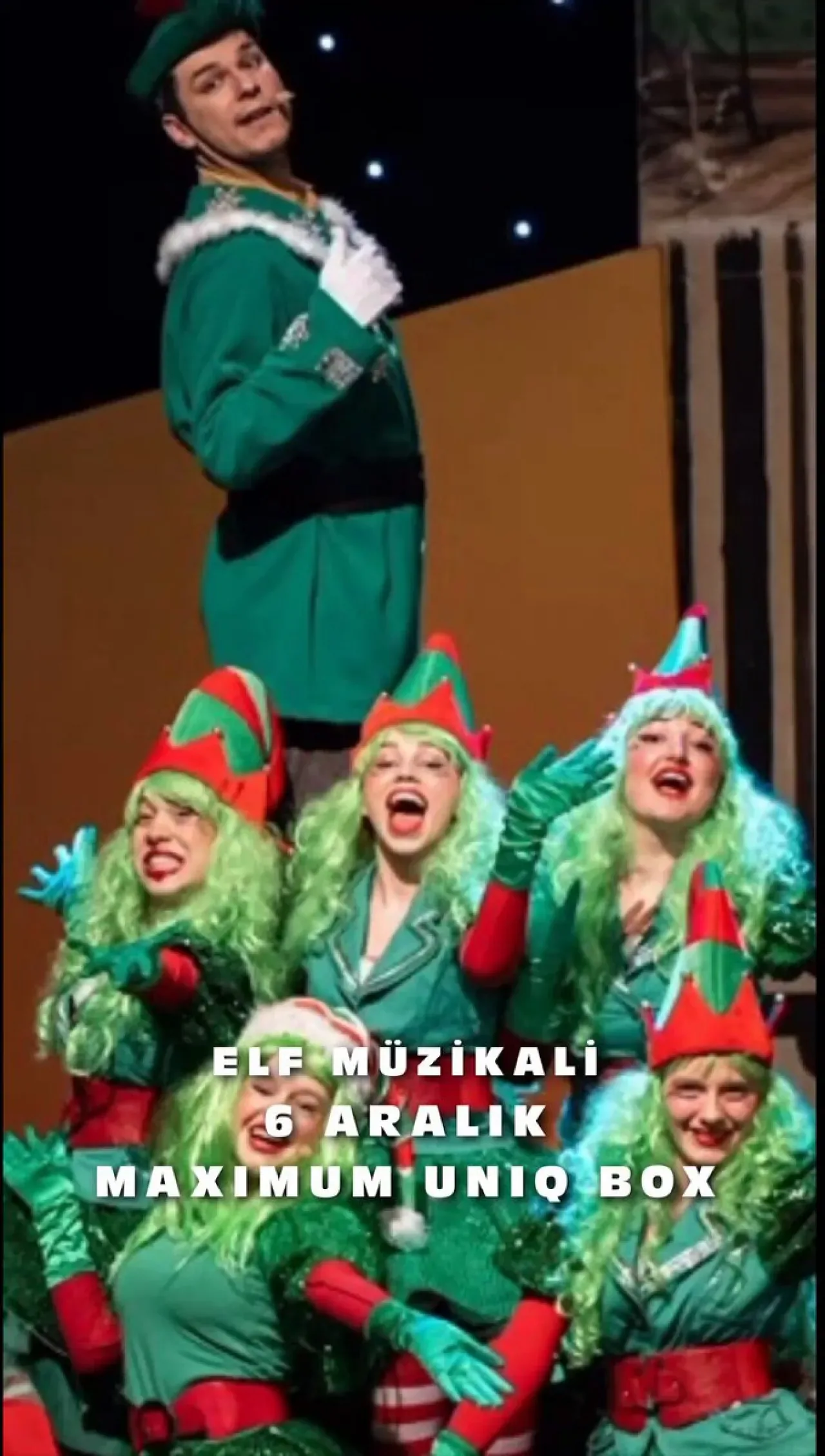 Elf Müzikali, 6 Aralık'ta Maximum Uniq Box'ta Seyirciyle Buluşuyor Elf Müzikali, 6 Aralık'ta Maximum Uniq Box'ta Seyirciyle Buluşuyor
