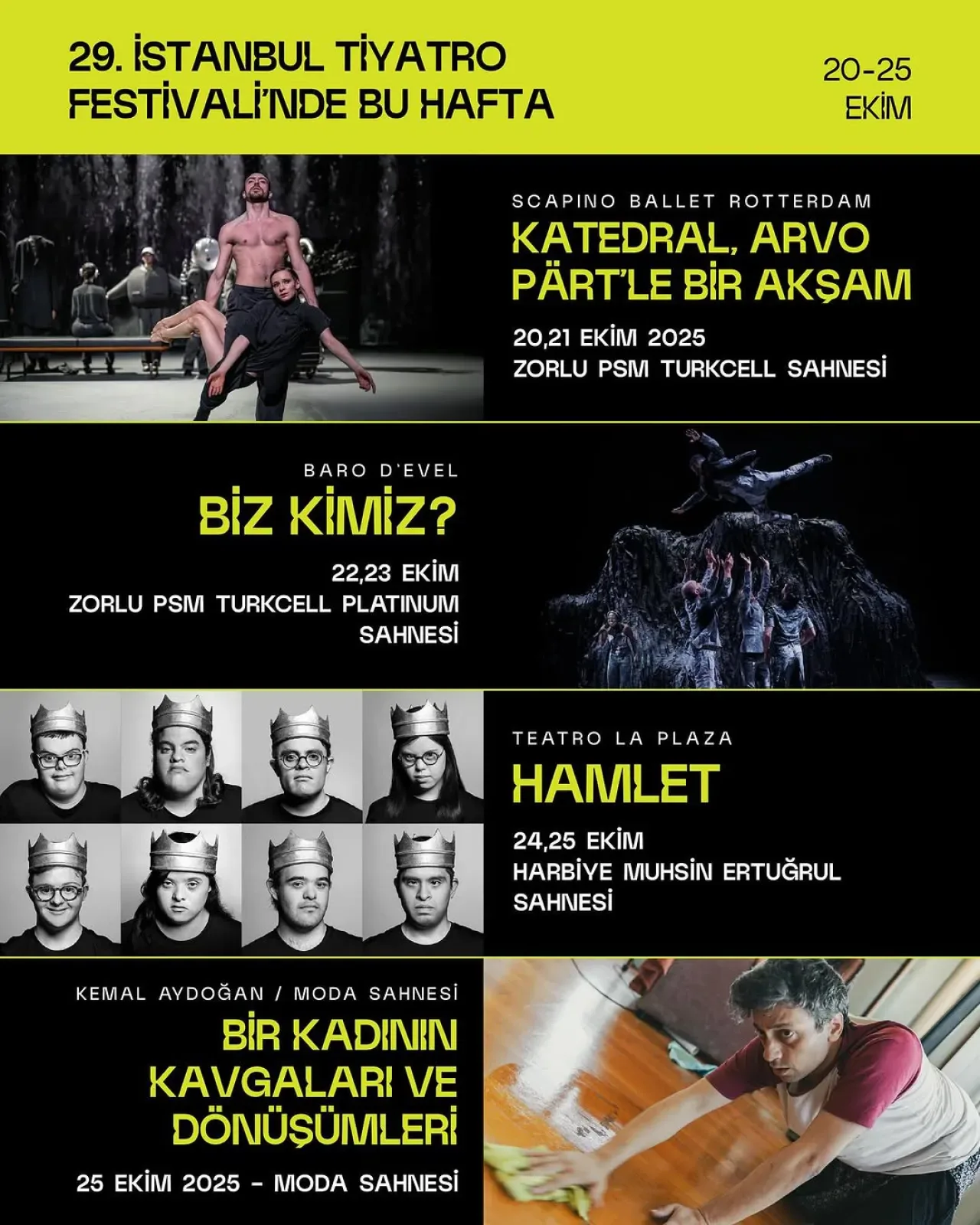 29. İstanbul Tiyatro Festivali Başlıyor: Biletler Passo'da 29. İstanbul Tiyatro Festivali Başlıyor: Biletler Passo'da