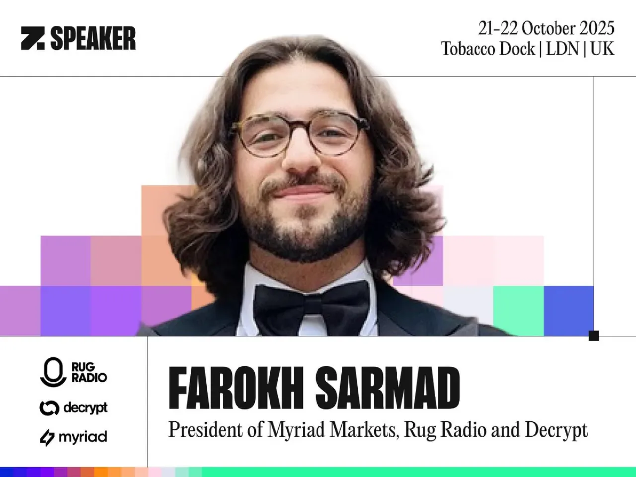 MyriadMarkets Kurucu Ortağı Farokh, Londra'daki Web3 Konferansında Konuşacak MyriadMarkets Kurucu Ortağı Farokh, Londra'daki Web3 Konferansında Konuşacak