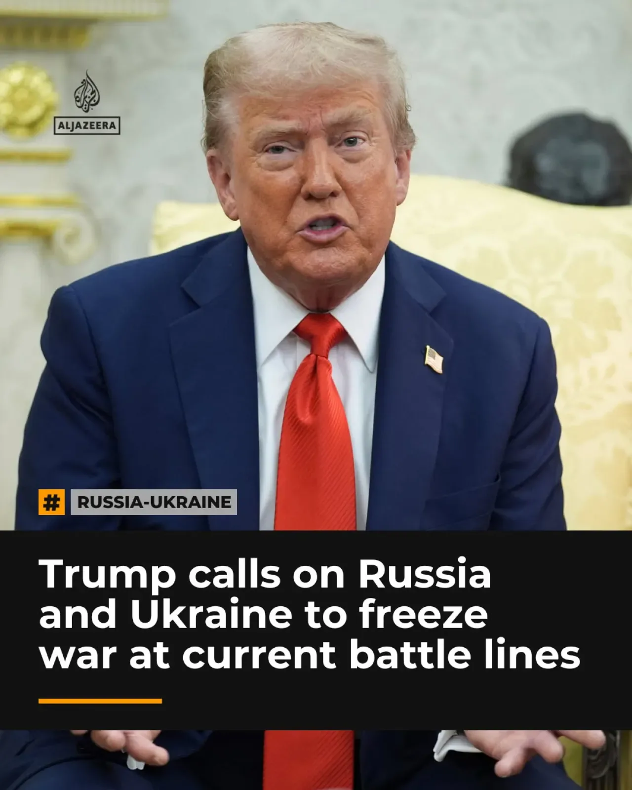 Trump'tan Ukrayna Savaşı İçin "Donma" Çağrısı: Mevcut Cephe Hatlarında Çatışmalar Durdurulsun Önerisi Trump'tan Ukrayna Savaşı İçin "Donma" Çağrısı: Mevcut Cephe Hatlarında Çatışmalar Durdurulsun Önerisi