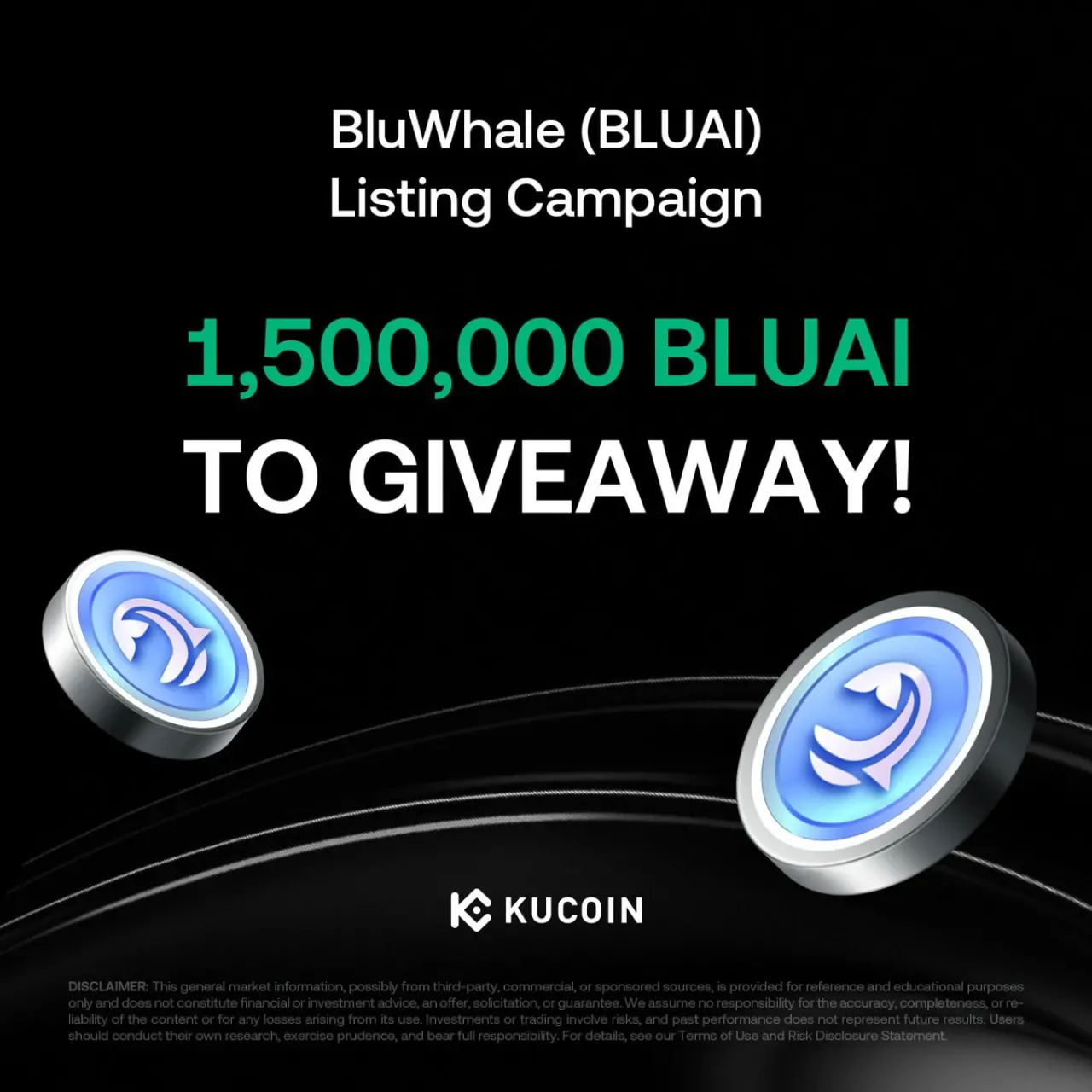 Bluwhale AI, KuCoin'da Çifte Ödül Etkinliği Başlattı: 25 Milyon BLUAI Dağıtılacak Bluwhale AI, KuCoin'da Çifte Ödül Etkinliği Başlattı: 25 Milyon BLUAI Dağıtılacak