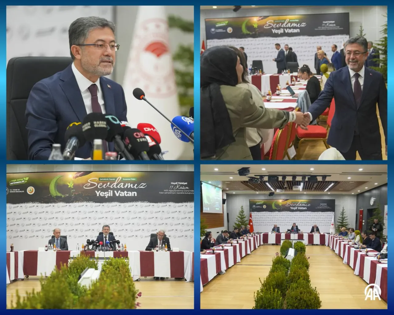 Yeşil Vatan Seferberliği ile 550 Milyon Fidan Toprakla Buluşacak Yeşil Vatan Seferberliği ile 550 Milyon Fidan Toprakla Buluşacak