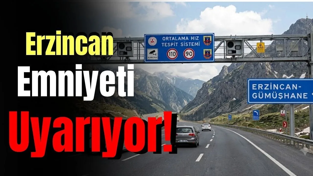 Erzincan'da Ortalama Hız Denetimleri Başlıyor: İşte PTS Güzergâhları Erzincan'da Ortalama Hız Denetimleri Başlıyor: İşte PTS Güzergâhları
