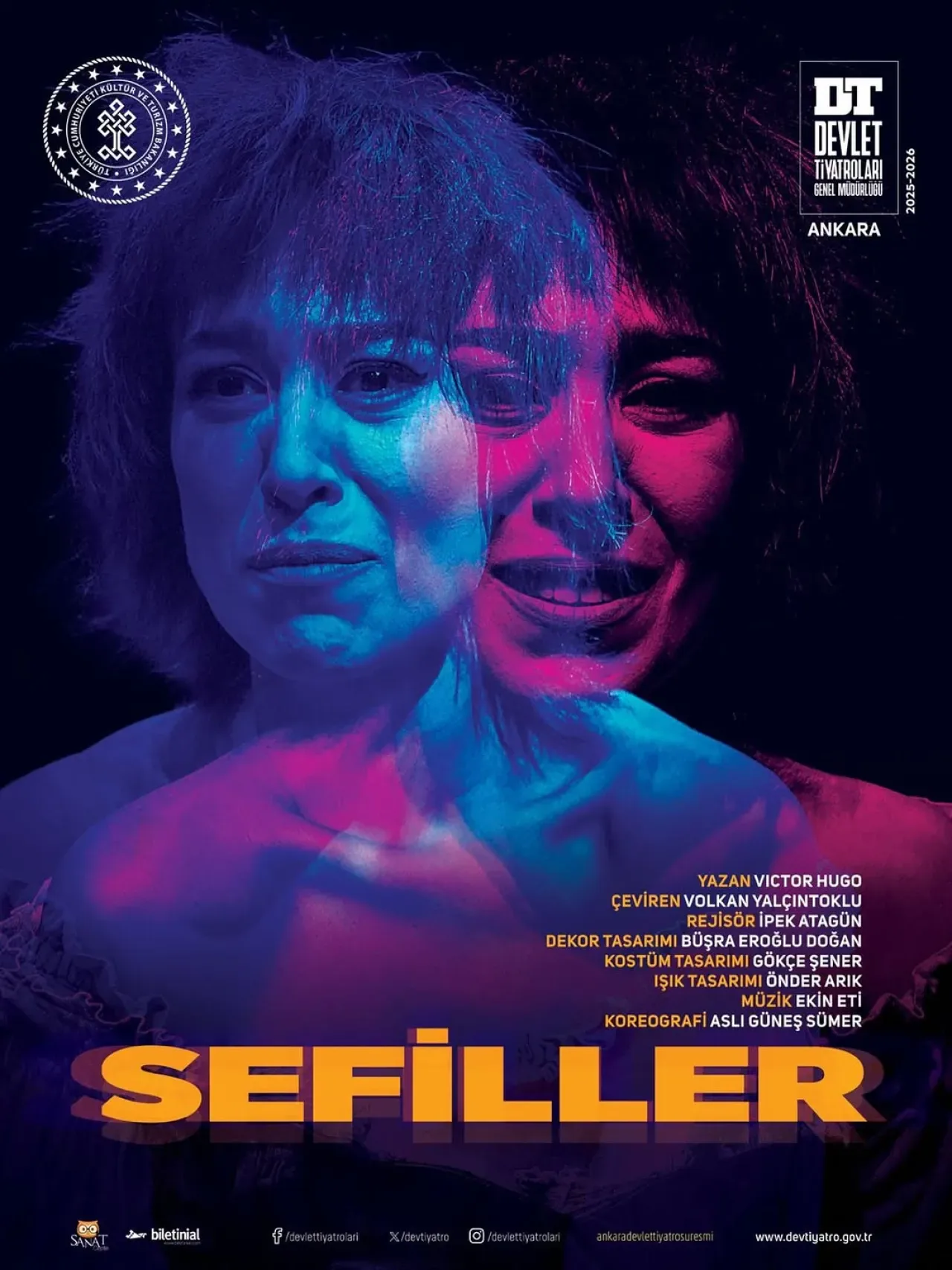 Devlet Tiyatroları, Çankaya Atatürk Sanat Merkezi'nde "Sefiller" Oyunu ile Perde Diyecek Devlet Tiyatroları, Çankaya Atatürk Sanat Merkezi'nde "Sefiller" Oyunu ile Perde Diyecek