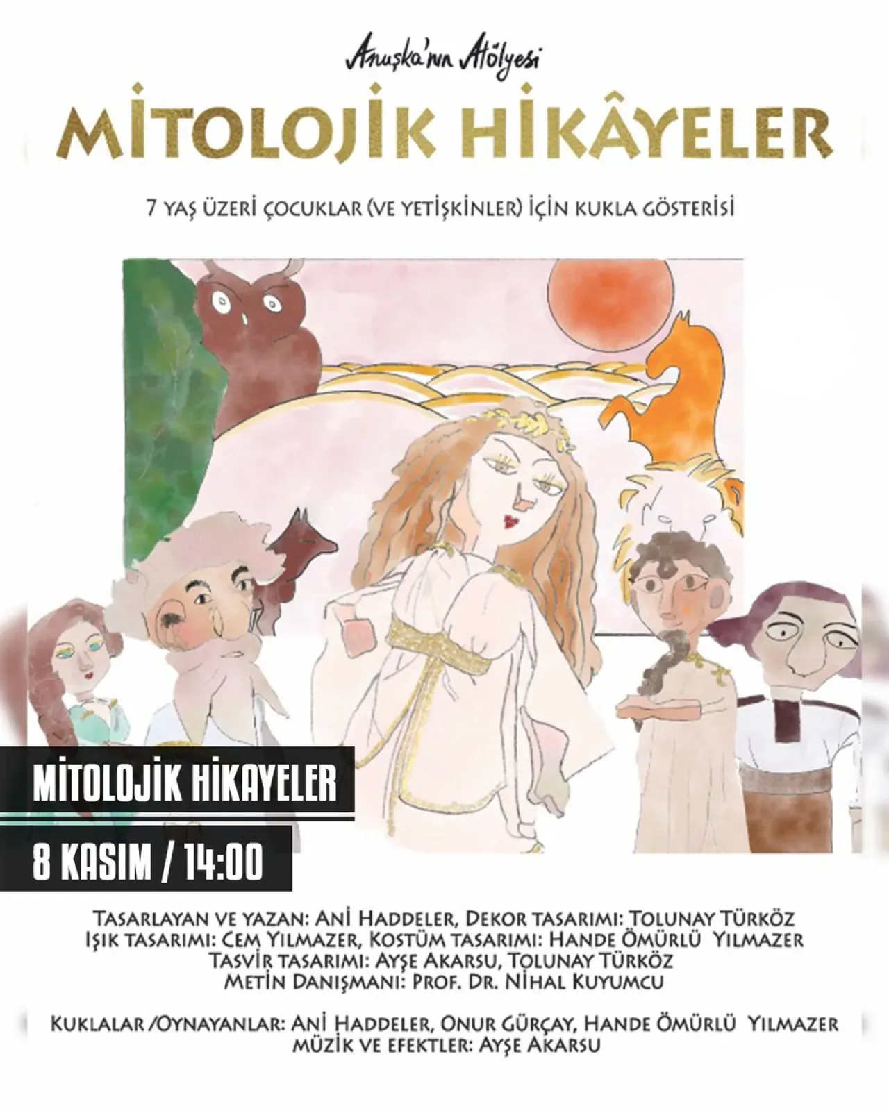 Moda Sahnesi'nde Mitolojik Hikayeler Tiyatro Oyunu 8 Kasım'da Moda Sahnesi'nde Mitolojik Hikayeler Tiyatro Oyunu 8 Kasım'da