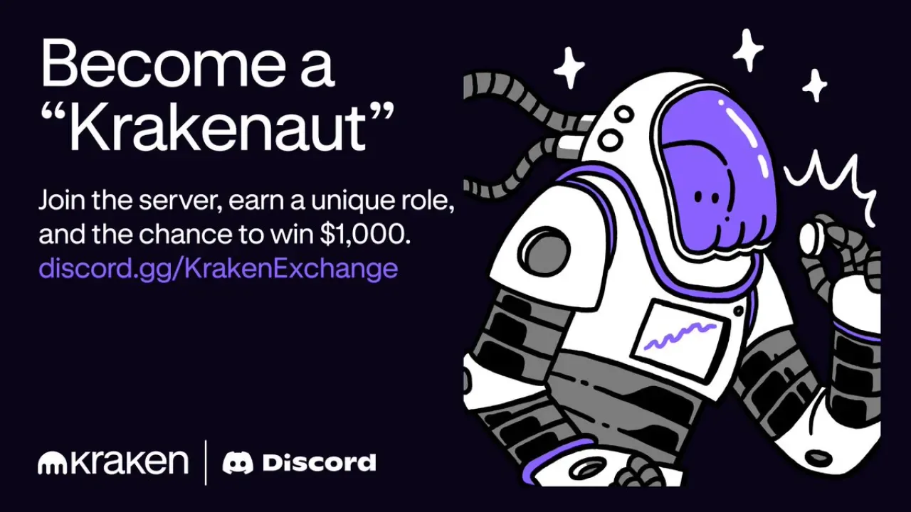 Kraken Kripto Borsası, Discord Üzerinden 1000 Dolarlık Ödül Yarışması Başlattı Kraken Kripto Borsası, Discord Üzerinden 1000 Dolarlık Ödül Yarışması Başlattı