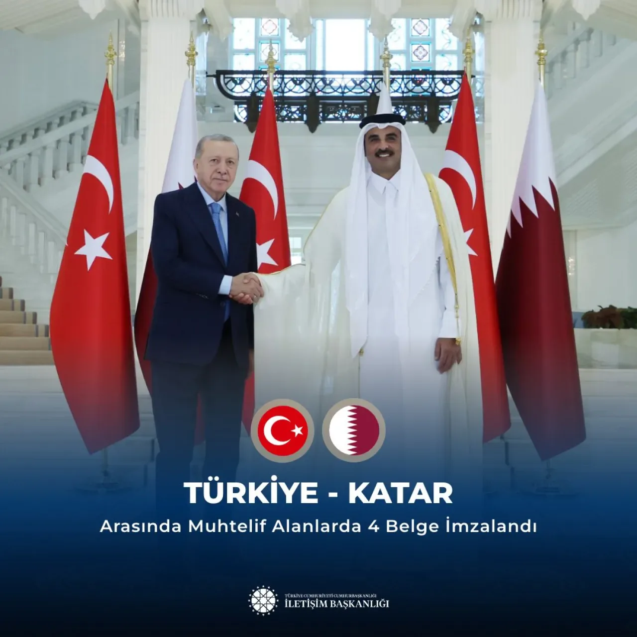 Türkiye ile Katar Arasında 4 Önemli Anlaşma İmzalandı Türkiye ile Katar Arasında 4 Önemli Anlaşma İmzalandı