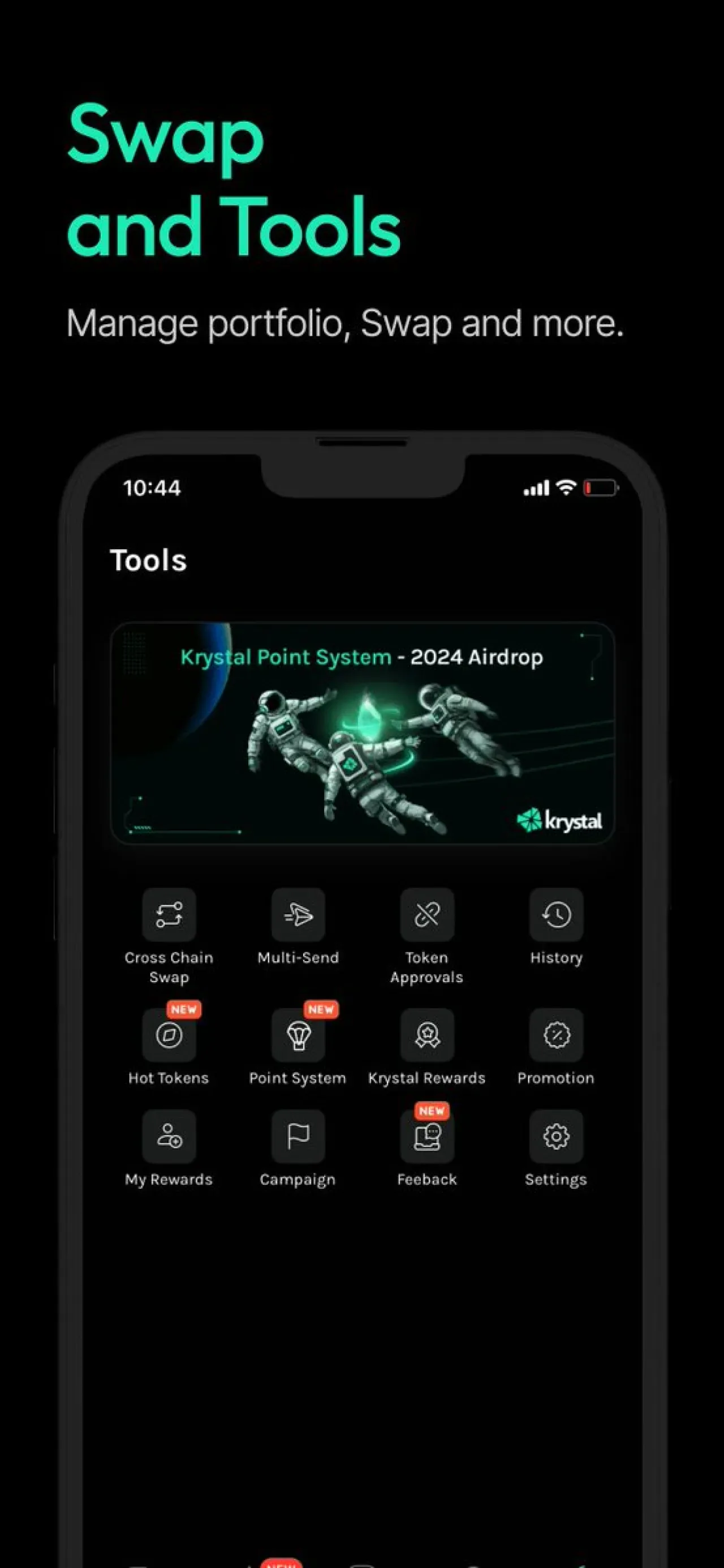 Krystal Wallet ile 50'den Fazla Blockchain Tek Cüzdanda Yönetilebiliyor Krystal Wallet ile 50'den Fazla Blockchain Tek Cüzdanda Yönetilebiliyor
