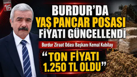 Burdur Şeker Fabrikası Yaş Pancar Posası Fiyatları Belli Oldu