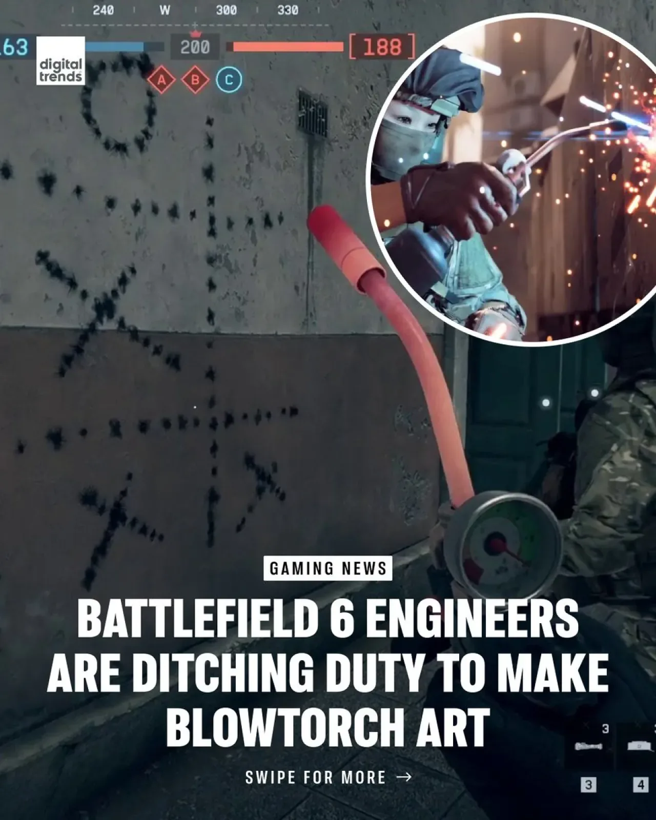 Battlefield 6'da Mühendisler, Savaşmak Yerine Sanat Yapıyor Battlefield 6'da Mühendisler, Savaşmak Yerine Sanat Yapıyor