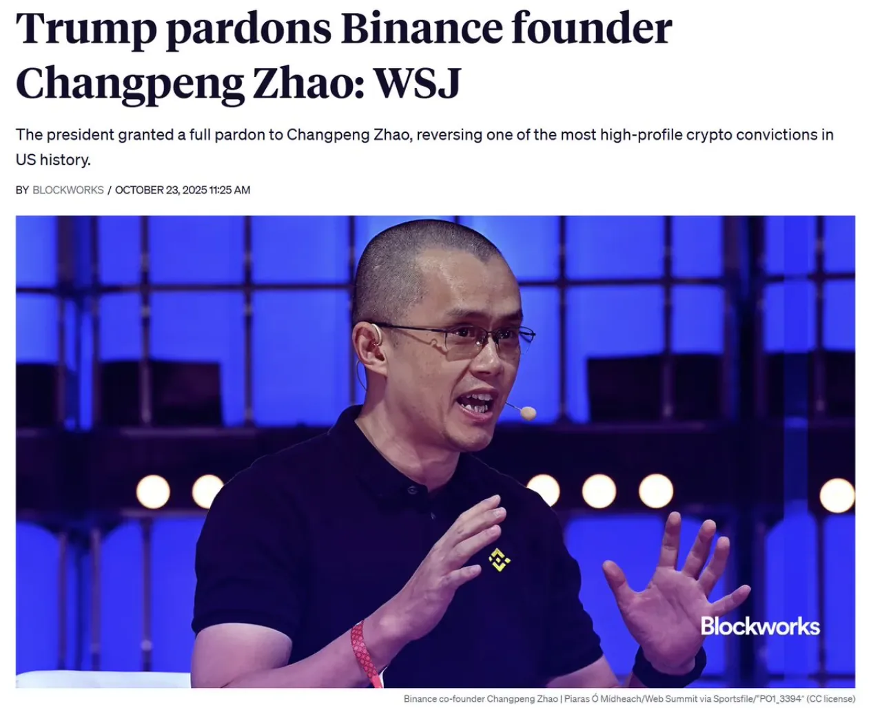 Changpeng Zhao'ya ABD Başkanı Trump'tan Tam Af Changpeng Zhao'ya ABD Başkanı Trump'tan Tam Af