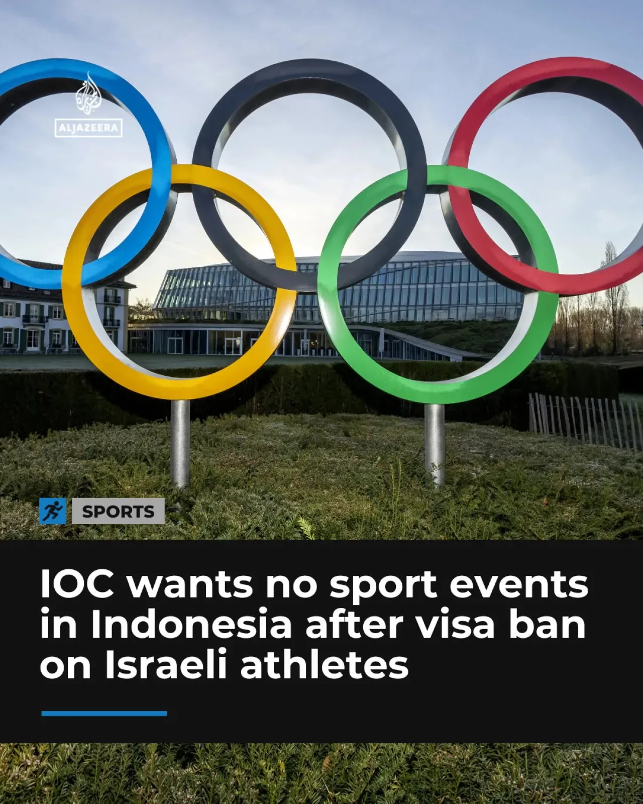 İsrail'in Dünya Şampiyonası'na Katılımının Engellenmesi Üzerine IOC, Endonezya'ya Spor Etkinlikleri Yasağı Önerdi İsrail'in Dünya Şampiyonası'na Katılımının Engellenmesi Üzerine IOC, Endonezya'ya Spor Etkinlikleri Yasağı Önerdi